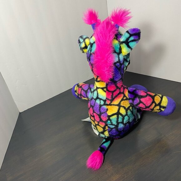 Build-A-Bear Rainbow Tie-Dye Giraffe Plush – Retired – 16” - Picture 3 of 7